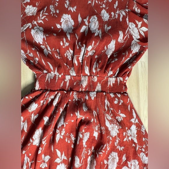 Lulu's Scarlet Floral Mini Dress - Picture 8 of 11